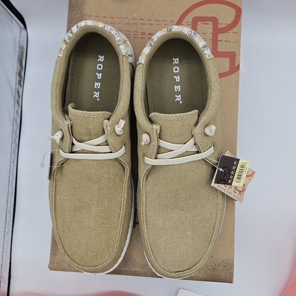 Roper men's hang loose 10 Eva mock Lace Up shoe size 8 - Picture 10 of 16